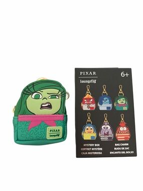 Disgust Inside out 2 Loungefly Mystery Disney Pixar Mystery Backpack Keychain